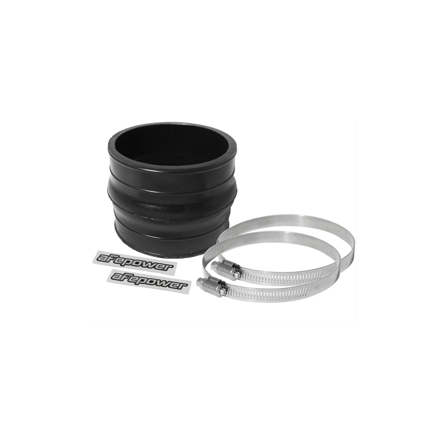  aFe 59-00007 (3-1/2 IN ID x 3 IN L) Straight Coupler w/ Hump - Black Replacement Coupling Kit  | ML Performance US Car Parts