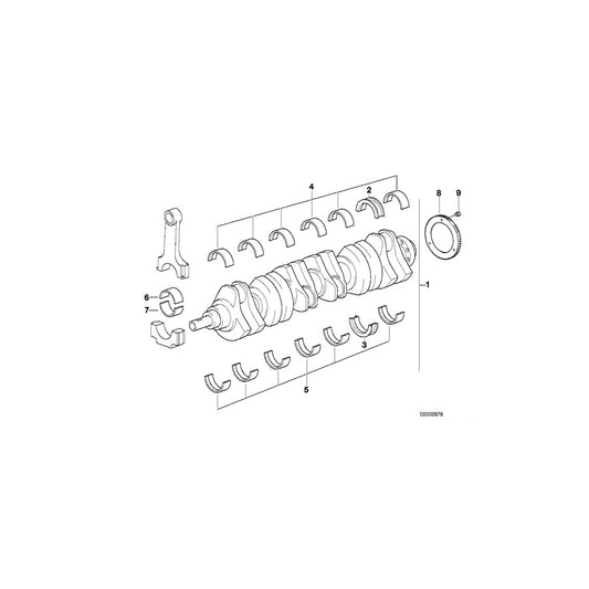 Genuine BMW 11211433026 E39 E46 E36 At-Crankshaft With Bearing Shells (Inc. 728i, 328Ci & Z3 2.8) | ML Performance UK Car Parts