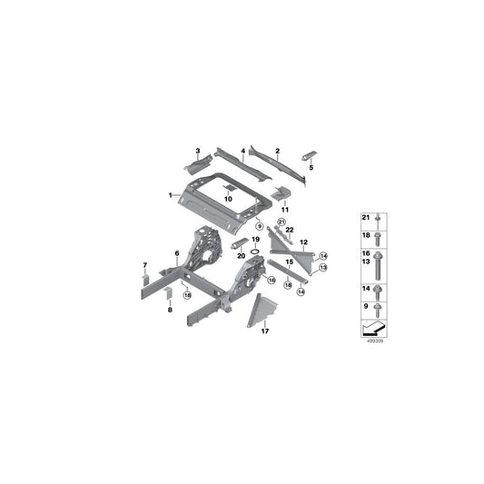 Genuine BMW 41007410903 I01 I01 Rear Left Side Member (Inc. i3 120Ah, i3 94Ah & i3 60Ah Rex) | ML Performance US