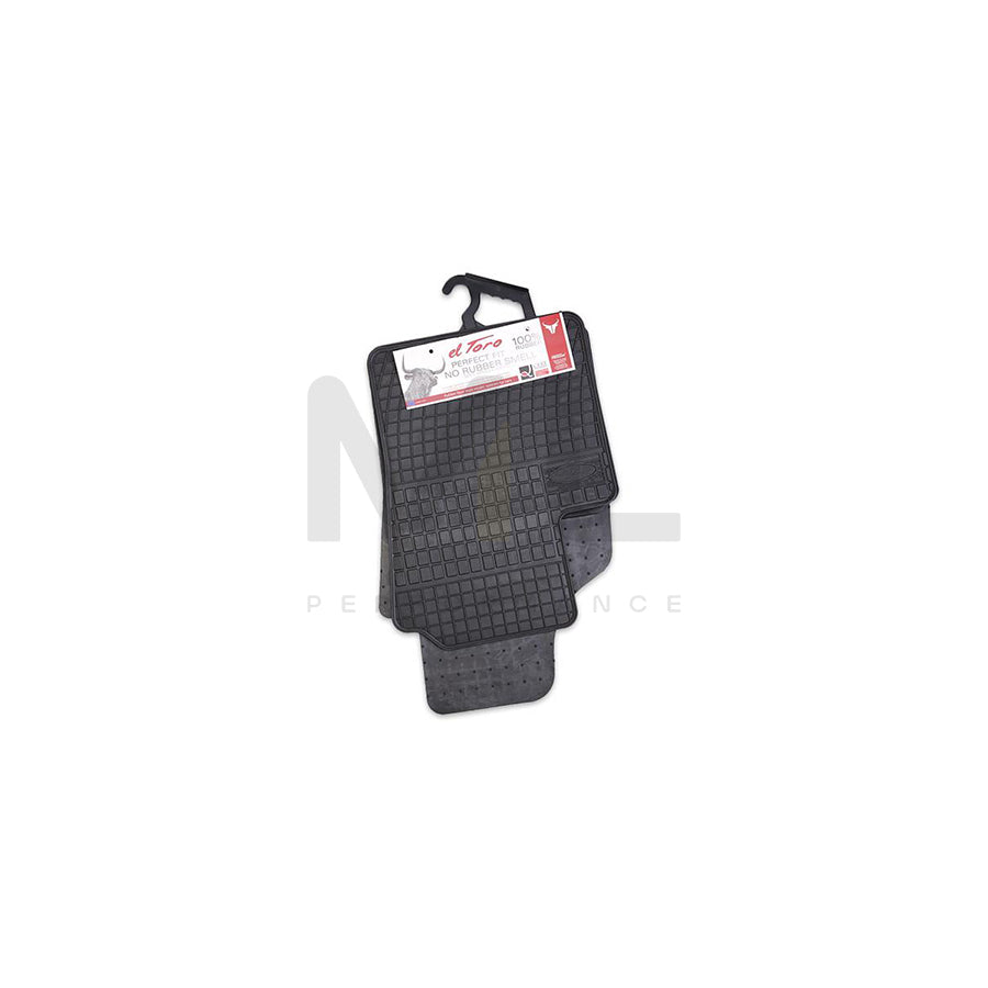 FROGUM Tailored 0307 Floor mat set Elastomer, Front and Rear, Quantity: 4, Black, (LHD)