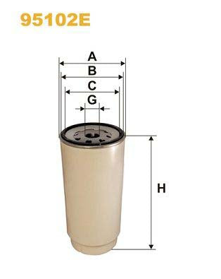 WIX Filters 95102E Fuel Filter