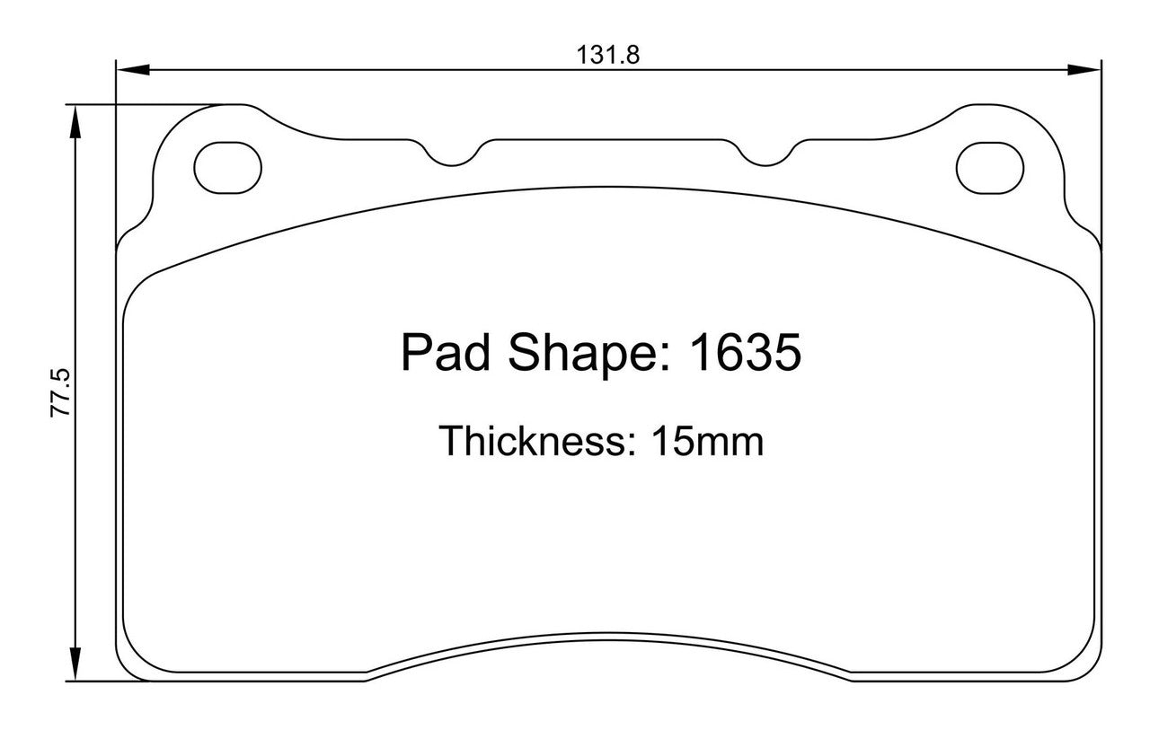 Paragon PBP1635 Brake Pads