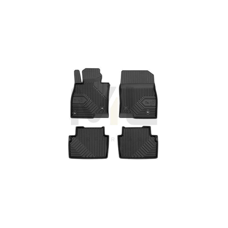 FROGUM Tailored, No.77 77425309 Floor mat set for MAZDA 6 Elastomer, Front and Rear, Quantity: 4, Black, (LHD)