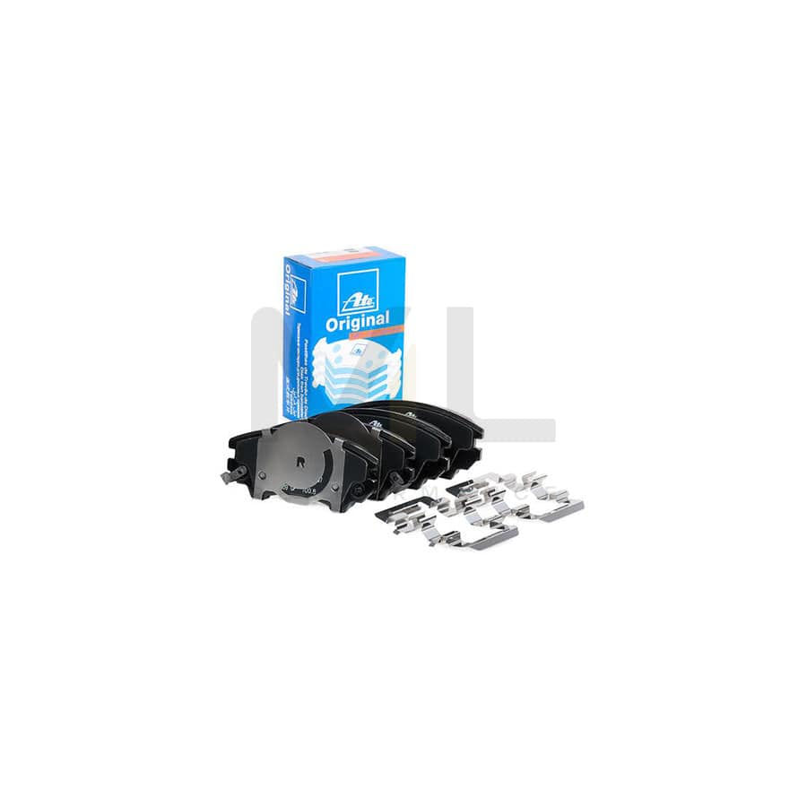 ATE 13.0460-5612.2 Brake pad set with acoustic wear warning, with accessories