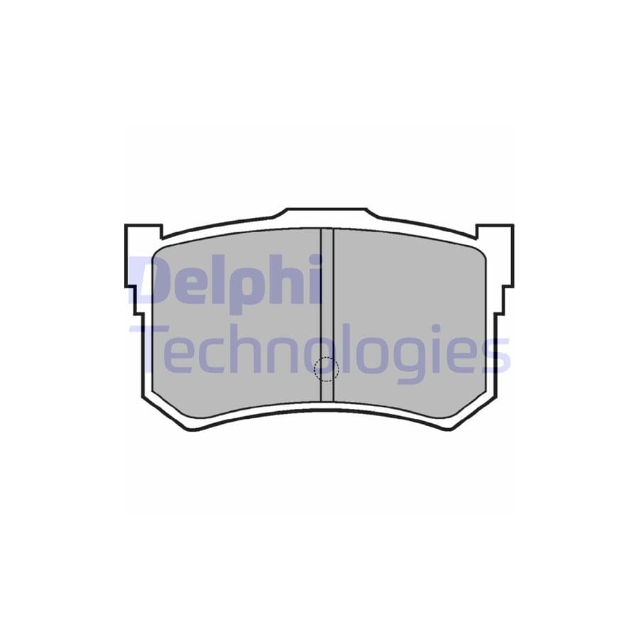 Delphi Lp678 Brake Pad Set