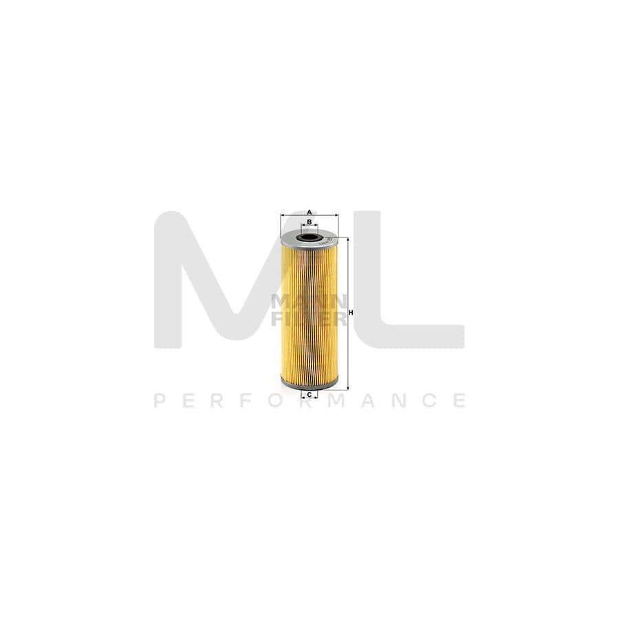 MANN-FILTER H 973 x Oil Filter with seal, Filter Insert