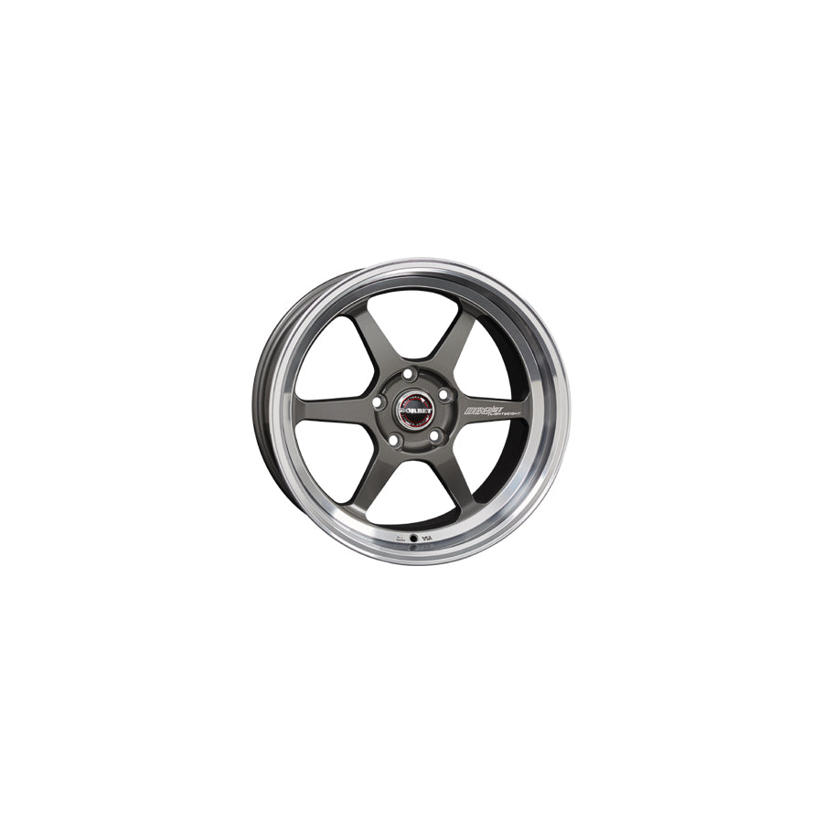 Borbet DB8GT 8.5x18 ET35 DB8GT 85835112572,5GRP Graphite Rim Polished Wheel