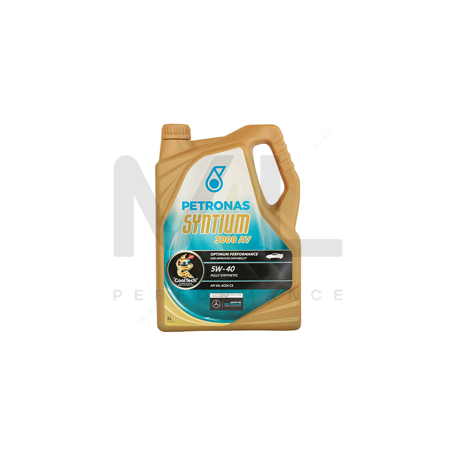 PETRONAS Syntium 3000 AV 5W-40 Fully Synthetic Car Engine Oil 5l