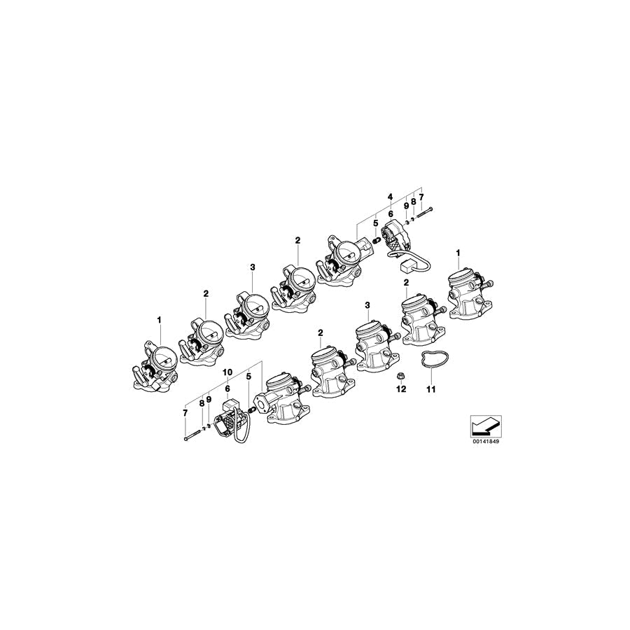 Genuine BMW 13547834023 E63 E61 E64 Profile-Gasket (Inc. M5 & M6) | ML Performance UK Car Parts