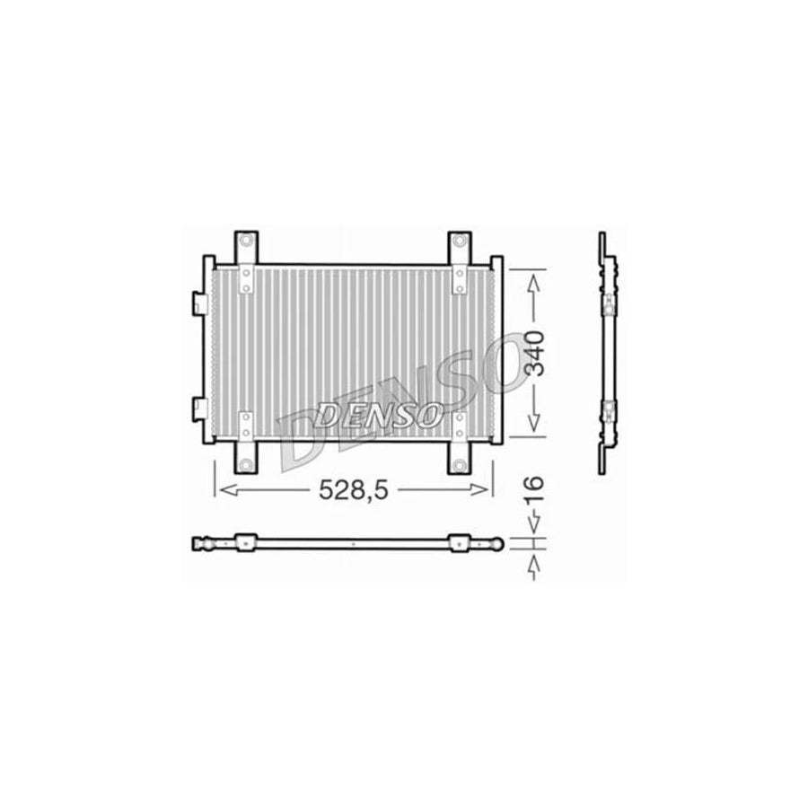DENSO DCN09051 Air Conditioning Condenser