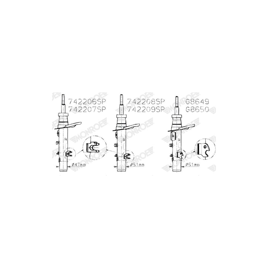 Monroe G8650 Shock Absorber