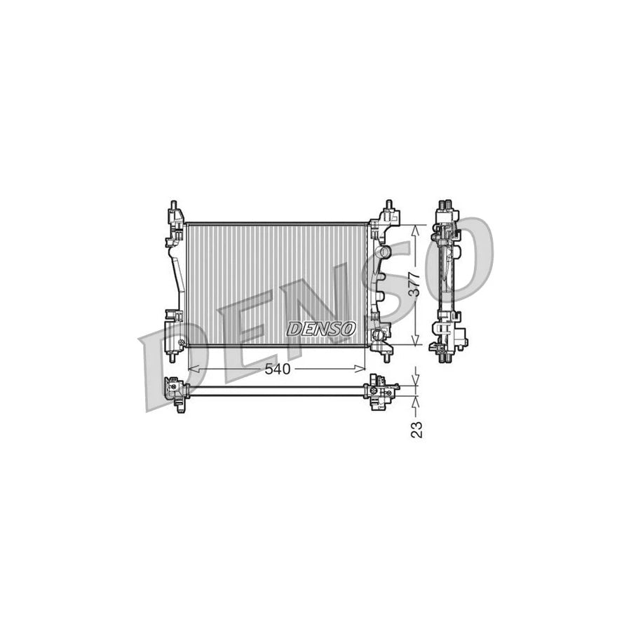 DENSO DRM20095 Engine Radiator