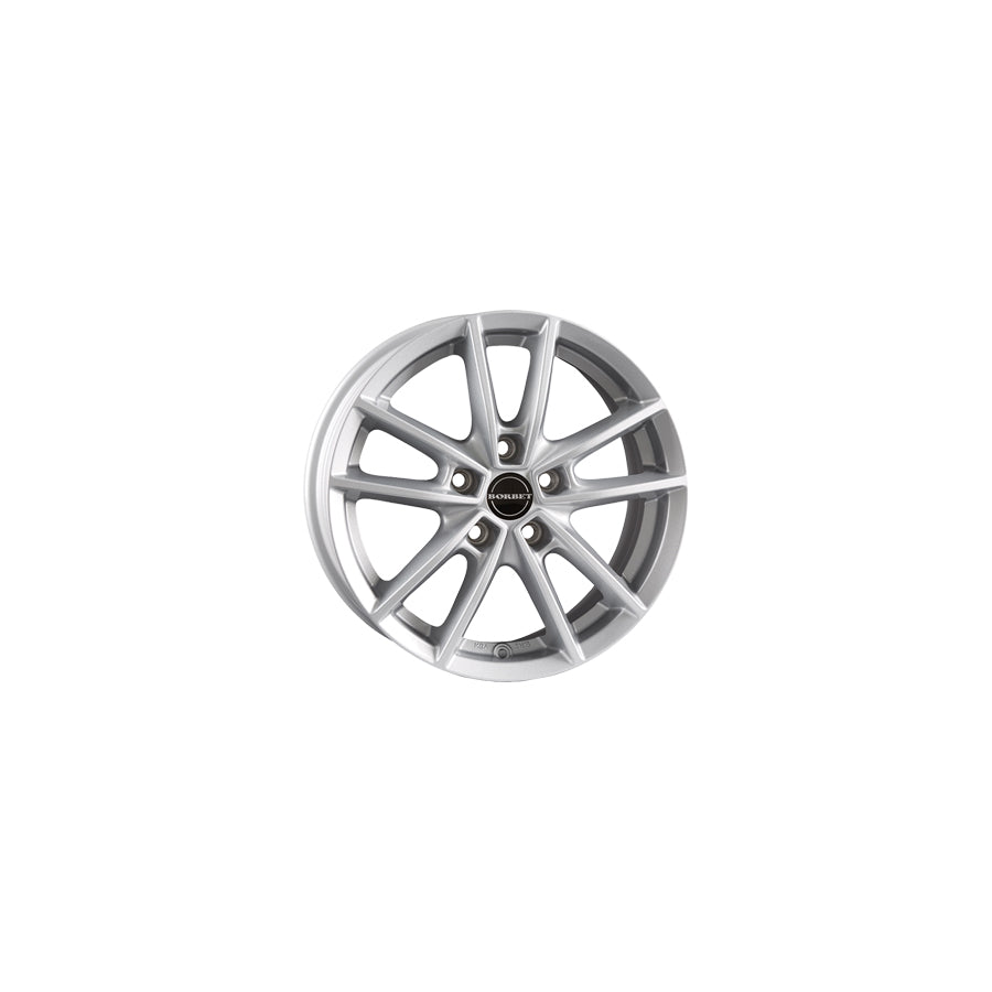 Borbet W 6x15 ET43 W 60543108572,5CS Crystal Silver Wheel