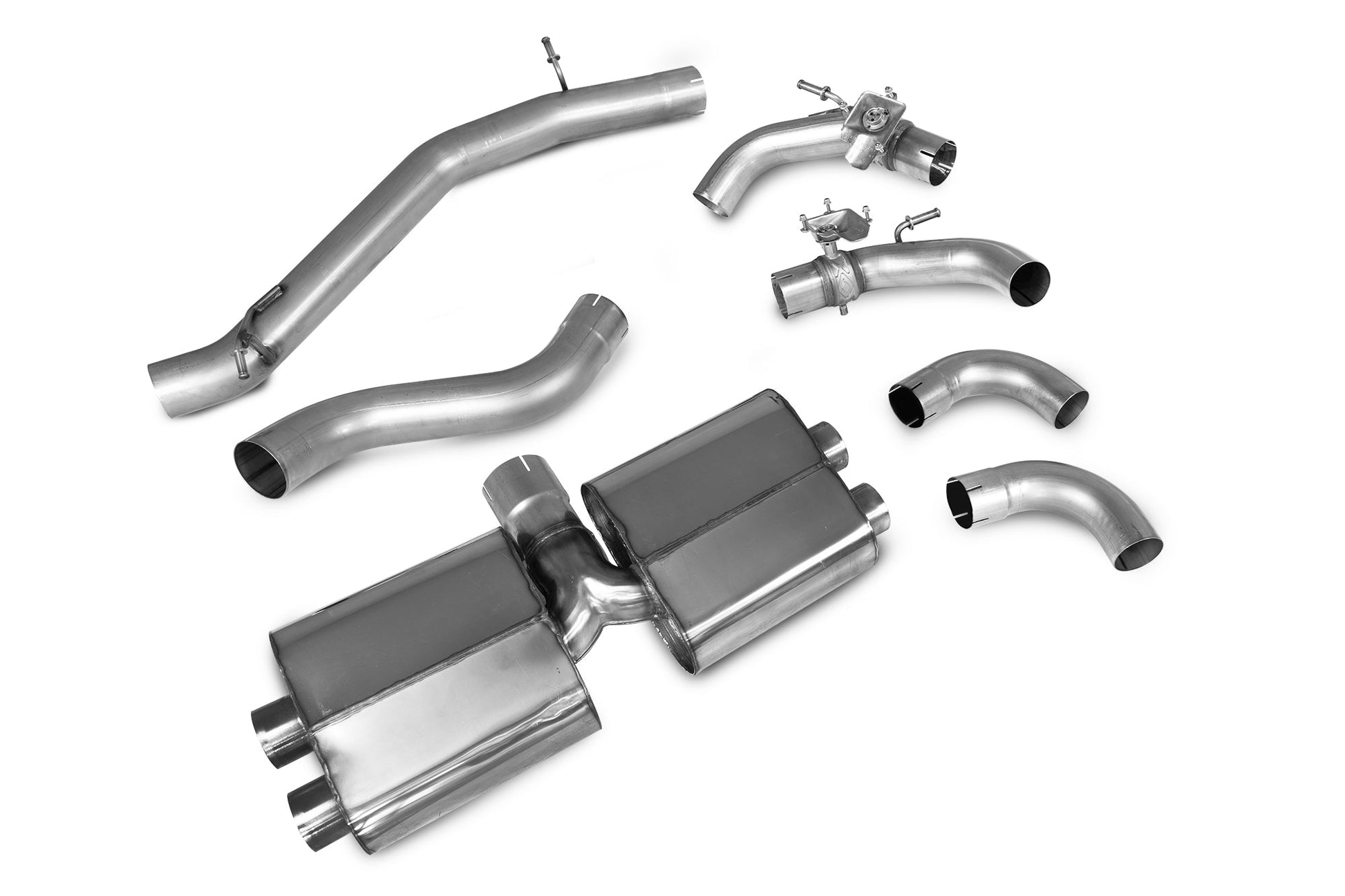 Scorpion SAU093 Audi S3 8Y Resonated Cat/Gpf Back System & Electronic Valves | ML Performance US US
