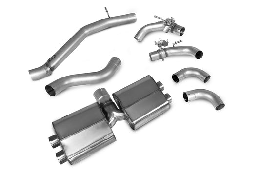 Scorpion SAU093 Audi S3 8Y Resonated Cat/Gpf Back System & Electronic Valves | ML Performance US US