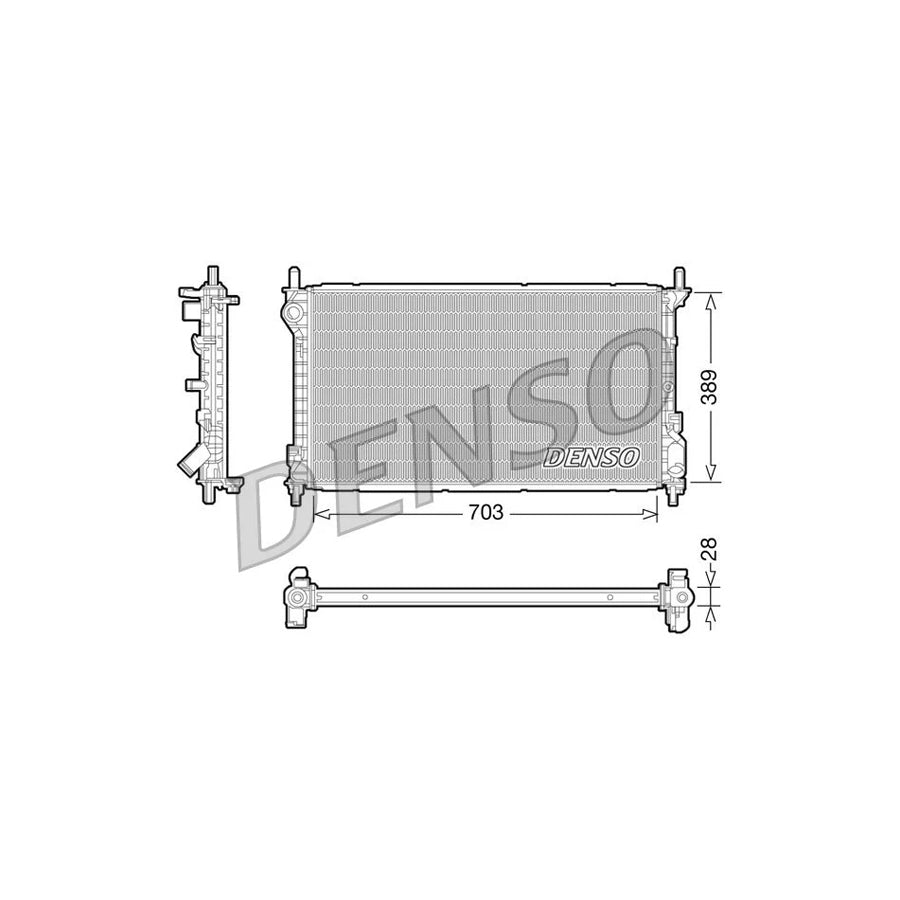 DENSO DRM10109 Engine Radiator