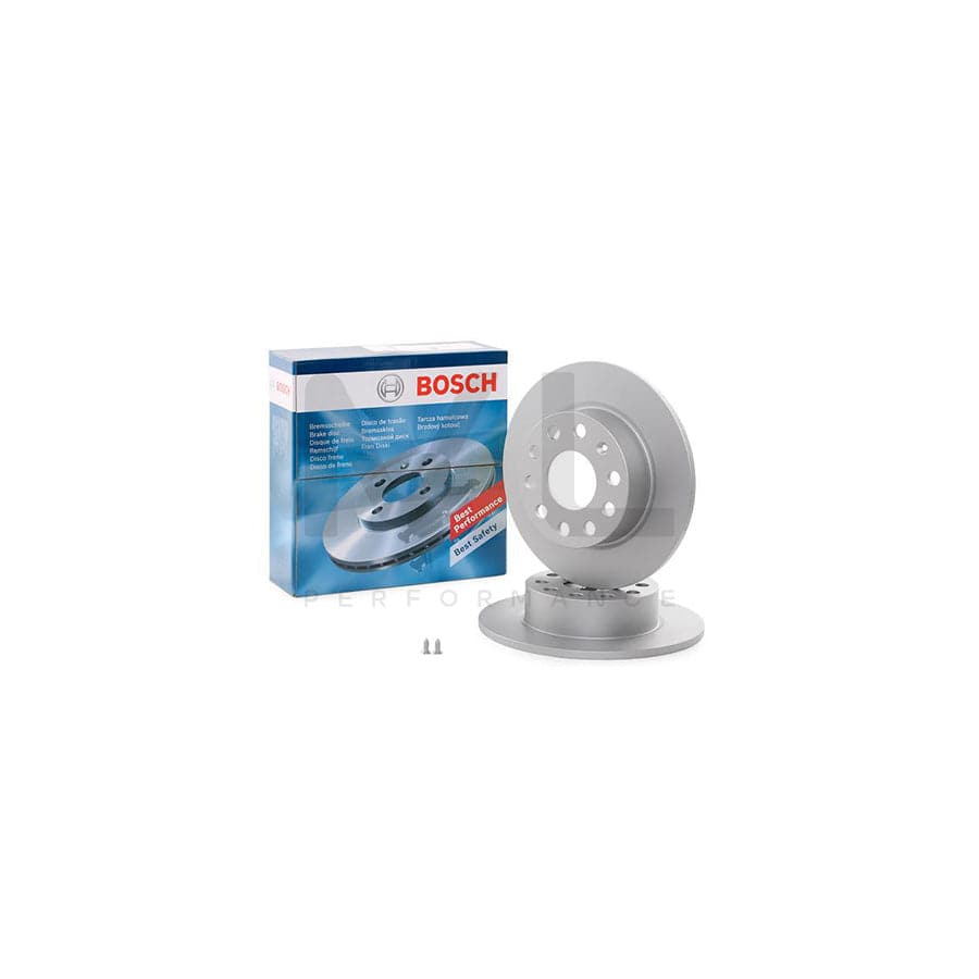 BOSCH 0 986 479 099 Brake Disc Solid, Coated, with bolts/screws | ML Performance Car Parts