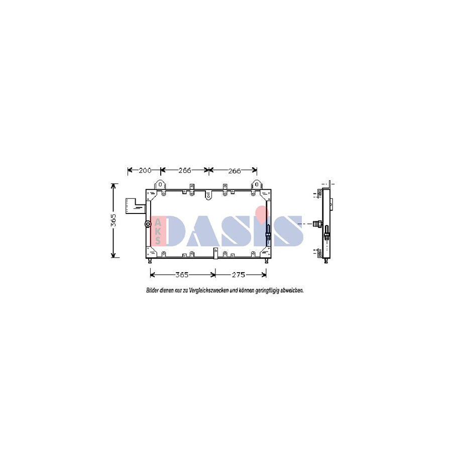 AKS Dasis 372070N Air Conditioning Condenser