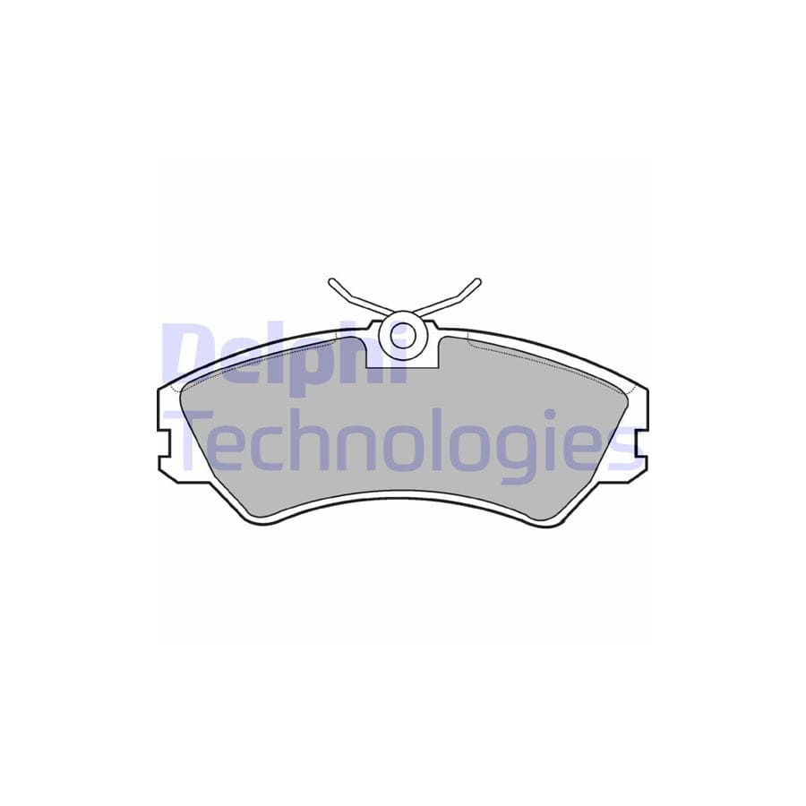 Delphi Lp668 Brake Pad Set For Vw Transporter