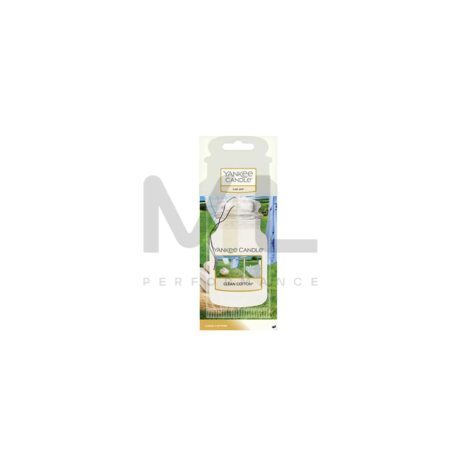 Yankee Candle Car Jar Air Freshener - Clean Cotton