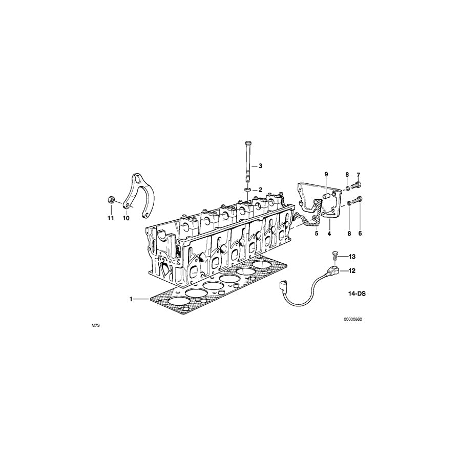 Genuine BMW 11121404496 E31 Cylinder Head Gasket Asbestos-Free (Inc. 850CSi) | ML Performance US Car Parts