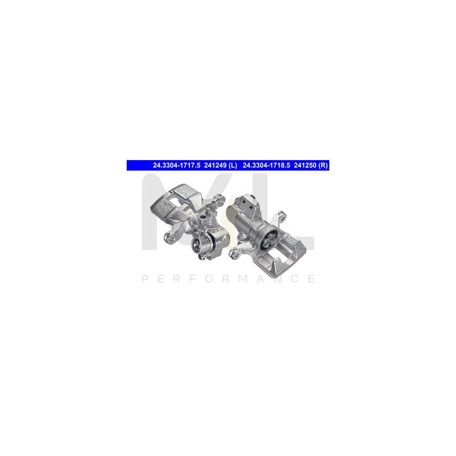 ATE 24.3304-1718.5 Brake Caliper for HONDA JAZZ without holder