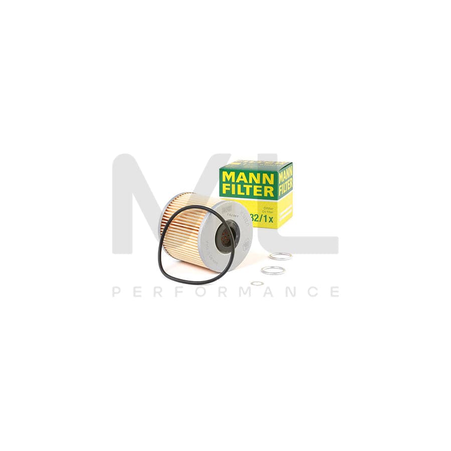 MANN-FILTER H 1032/1 x Oil Filter for AUDI A8 D2 (4D2, 4D8) with seal, Filter Insert