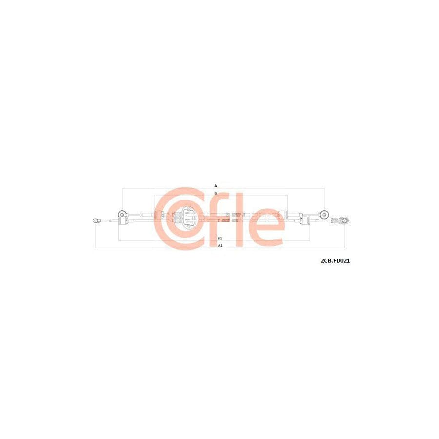 Cofle 2Cb.Fd021 Cable, Manual Transmission for Ford Focus