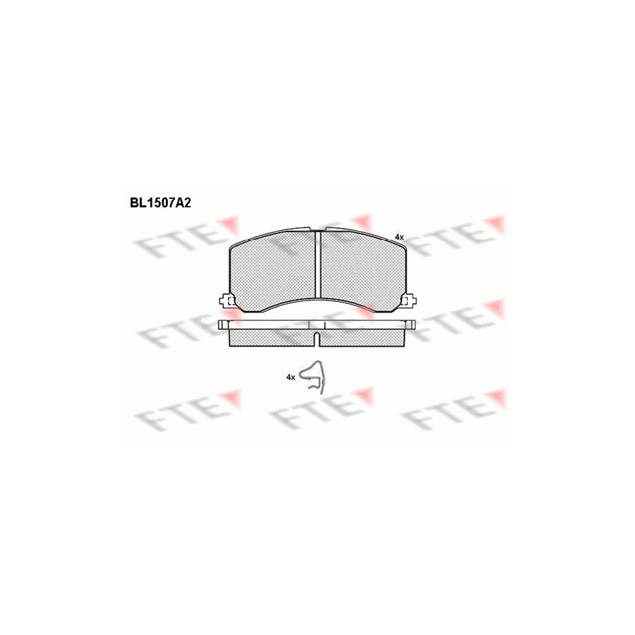 FTE Bl1507A2 Brake Pad Set for Suzuki Baleno