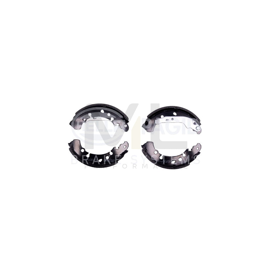 HELLA 8DB 355 000-471 Brake Shoe Set with handbrake lever