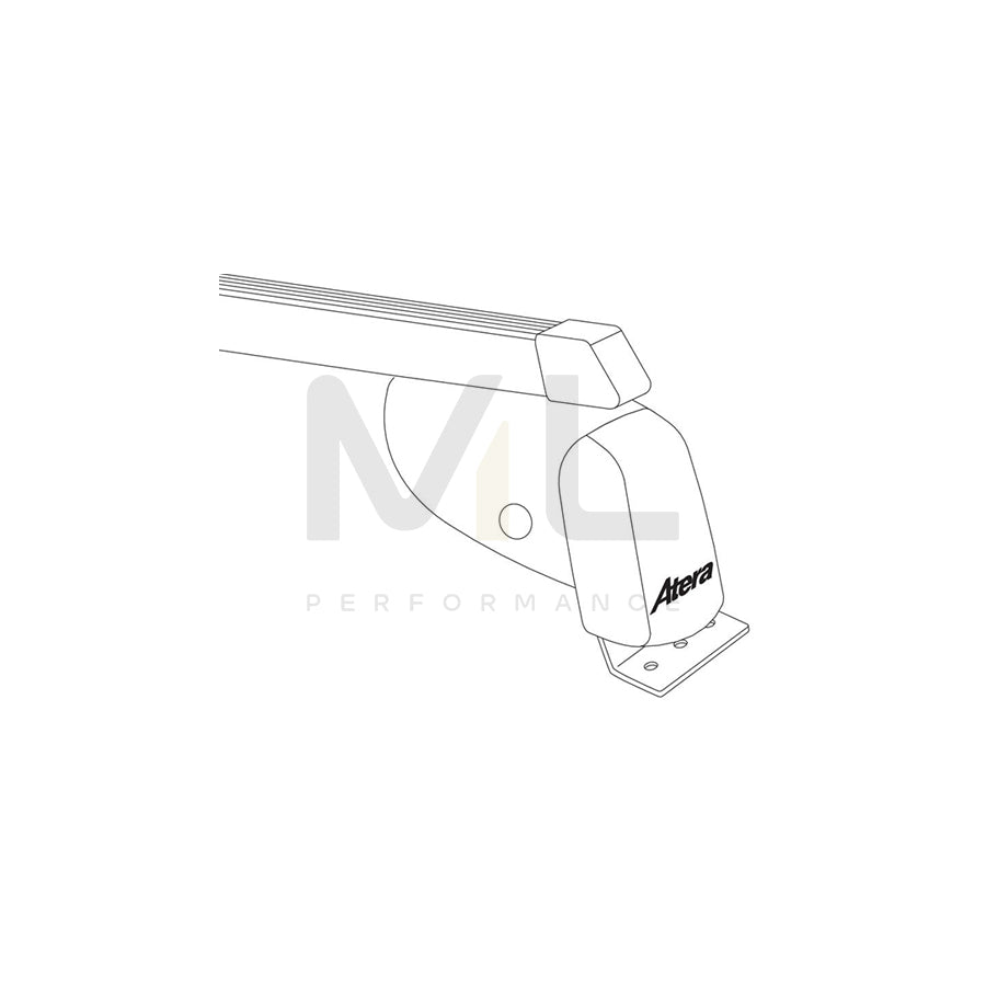 Atera Signo 044144 Roof bars for FORD Galaxy Mk2 (WA6) MPV for cars without rails, 122 cm, 75 kg, Steel