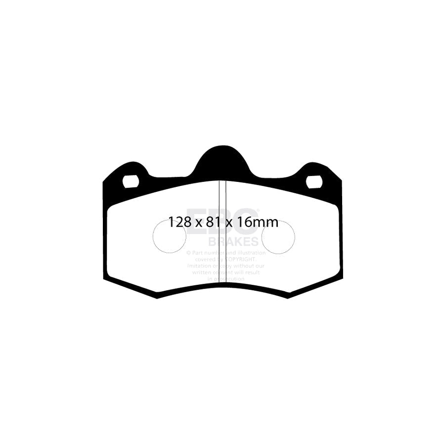 EBC DP9036 Holden Morgan Renault Seat Orangestuff Front/Rear Brake Pads - AP/Girling/TRW Caliper 2 | ML Performance US Car Parts