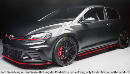 Rieger 00059575 VW R & GTI Clubsport Side Skirt Splitter 10 | ML Performance UK Car Parts