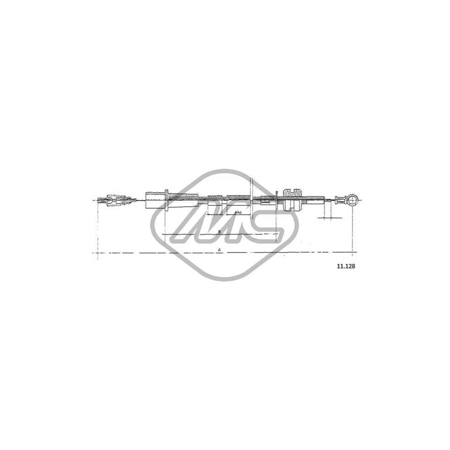 Metalcaucho 82575 Throttle Cable
