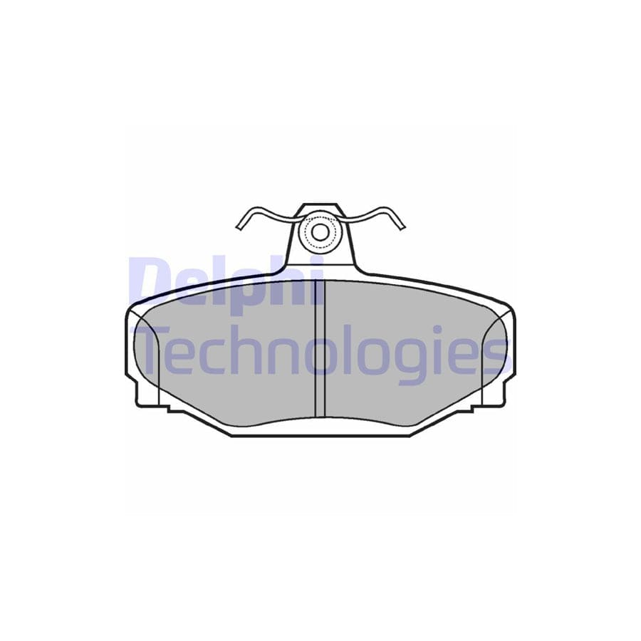 Delphi Lp637 Brake Pad Set
