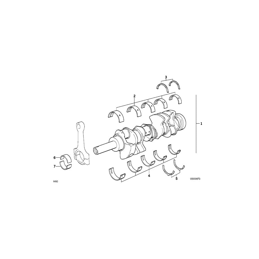Genuine BMW 11211702153 E31 E53 E34 Lower Guide Washer 2,73MM(+0,3) (Inc. 740iL, 840Ci & 530i) | ML Performance UK Car Parts
