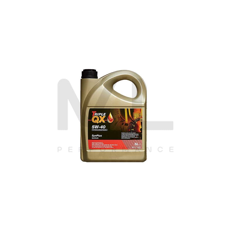 TRIPLE QX Fully Synthetic Engine Oil 5W-40 A3/B4 - 5Ltr