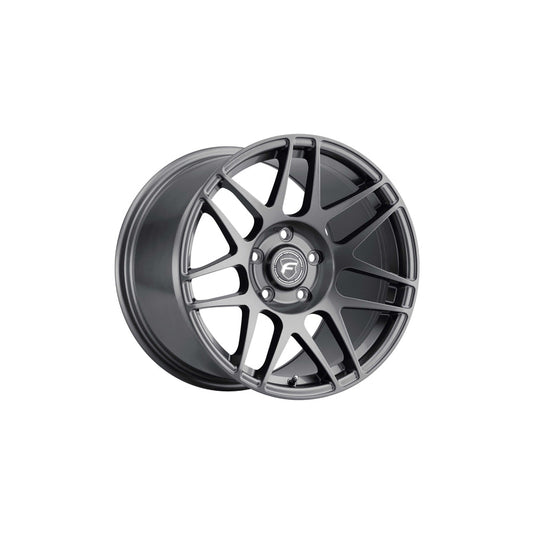 Forgestar F17388022P15 18x8 F14 Drag Semi Concave 5x120 ET15 BS5.125 Gloss Anthracite Drag Racing Wheel
