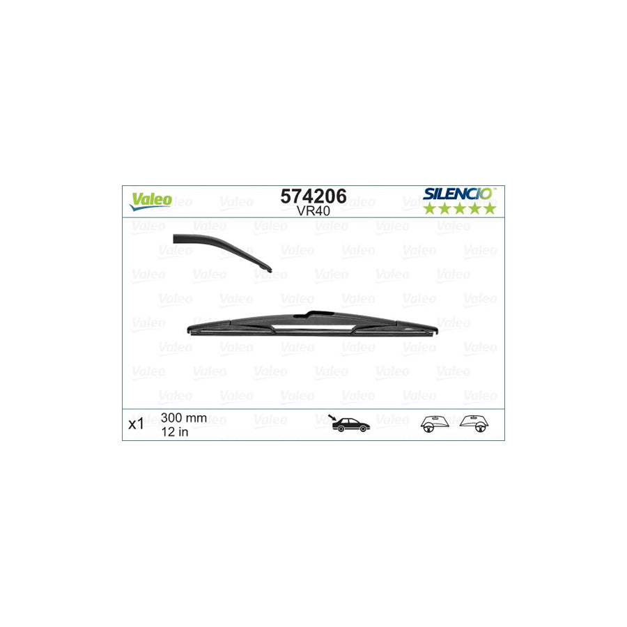 Valeo Silencio Performance 574206 Wiper Blade | ML Performance US Car Parts