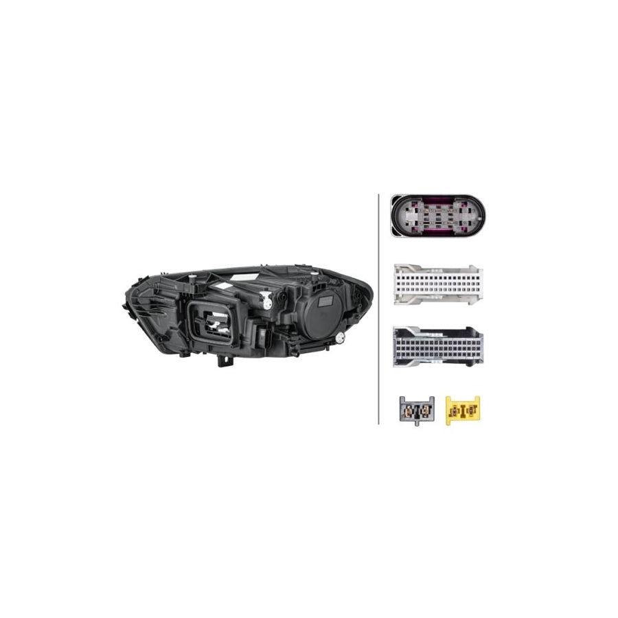 Hella 1EX 015 091-961 Headlight Suitable For Mercedes-Benz A-Class