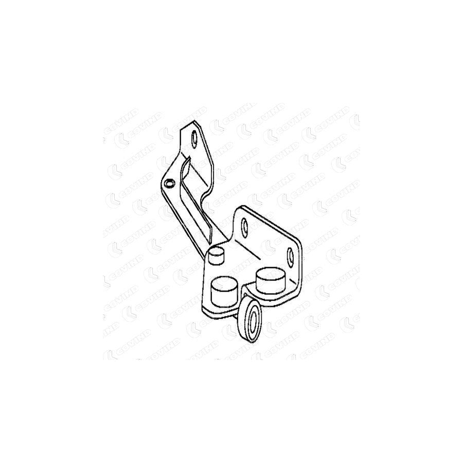 Covind C39/153 Roller Guide, Sliding Door