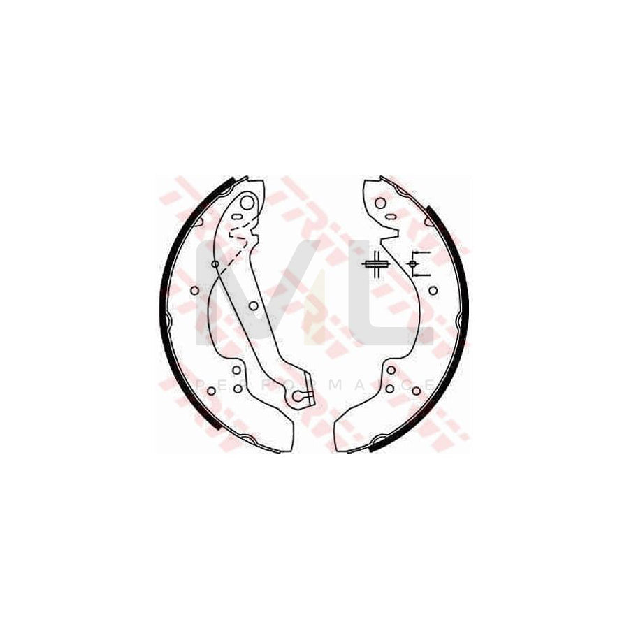 TRW GS6167 Brake Shoe Set for FORD Granada Estate (GNU) | ML Performance Car Parts