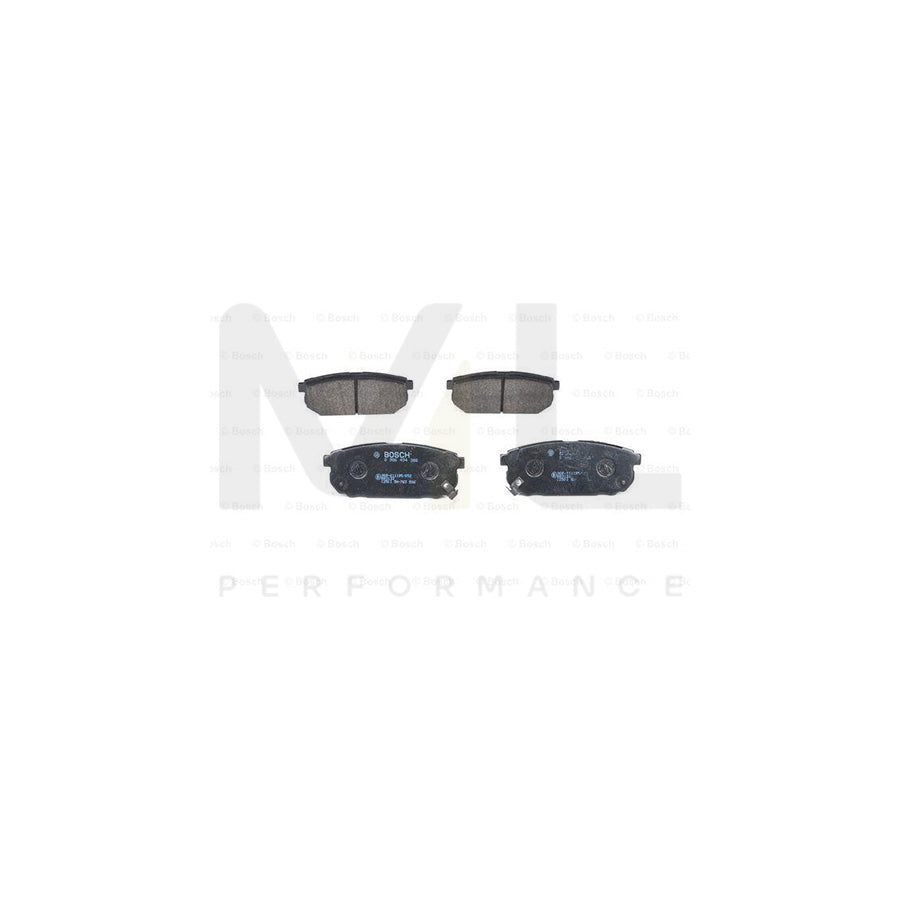Bosch 0986494388 Brake Pad Set For Kia Sorento I (Jc) With Acoustic Wear Warning BP1296 | ML Performance Car Parts