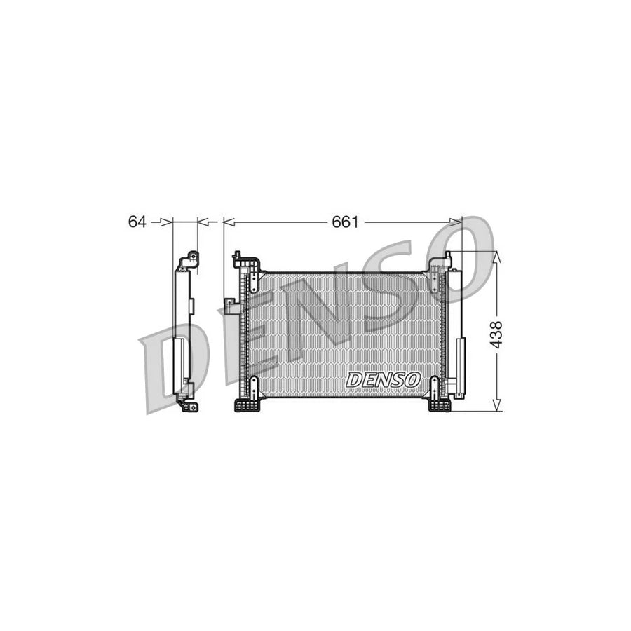 DENSO DCN09085 Air Conditioning Condenser for Fiat Multipla (186)