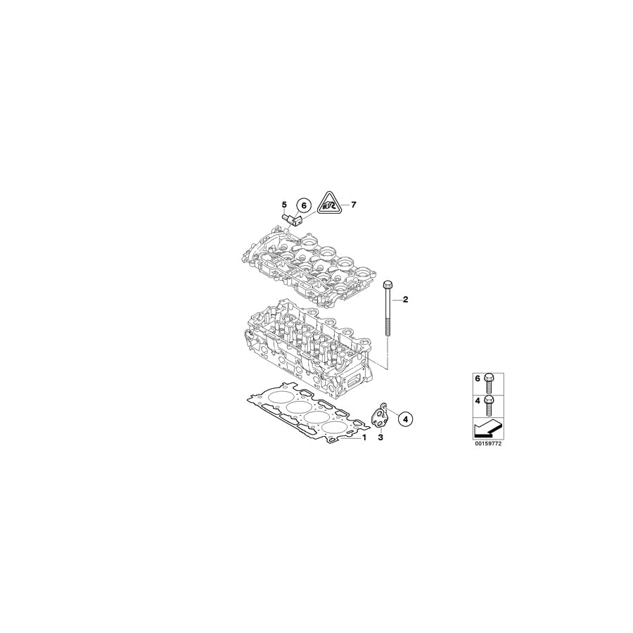 Genuine BMW 11127811448 R56 Holder (Inc. One D & Cooper D) | ML Performance US Car Parts