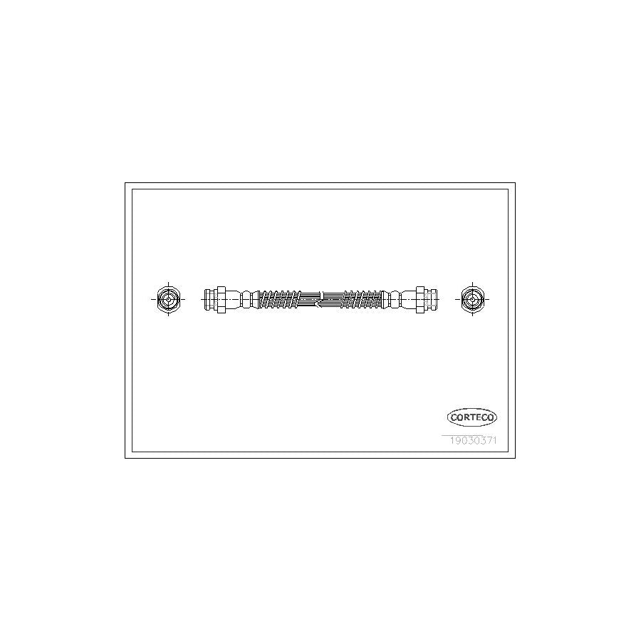 Corteco 19030371 Brake Hose