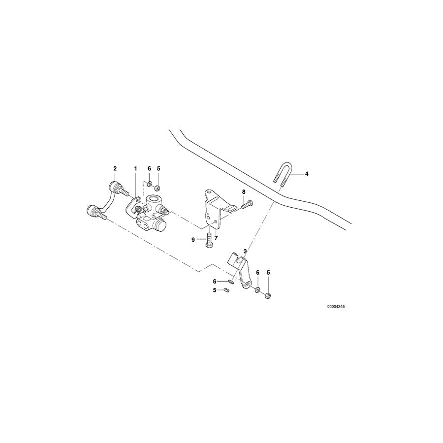 Genuine BMW 37121090630 E38 Rod (Inc. 730i, 740iL & 750iLP) | ML Performance UK Car Parts