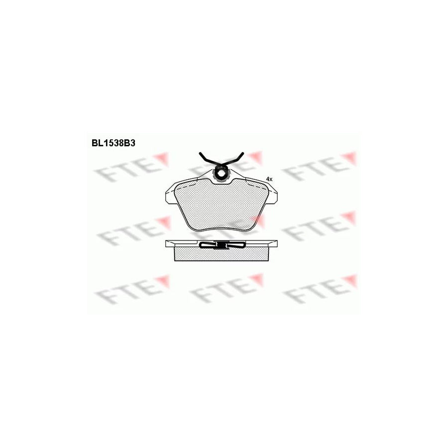 FTE Bl1538B3 Brake Pad Set