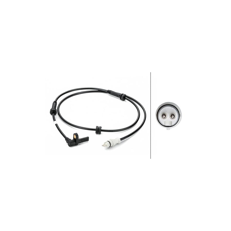 Hella 6PU 012 806-521 Abs Sensor For Fiat Multipla (186)