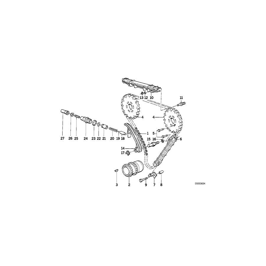Genuine BMW 11211710237 E32 E31 Sprocket (Inc. 750i, 750iLS & 850Ci) | ML Performance US Car Parts